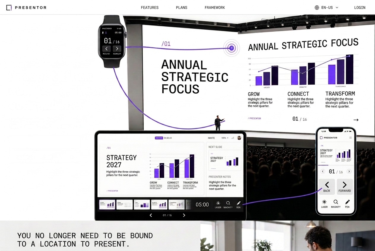 Large event · Big screen and audience